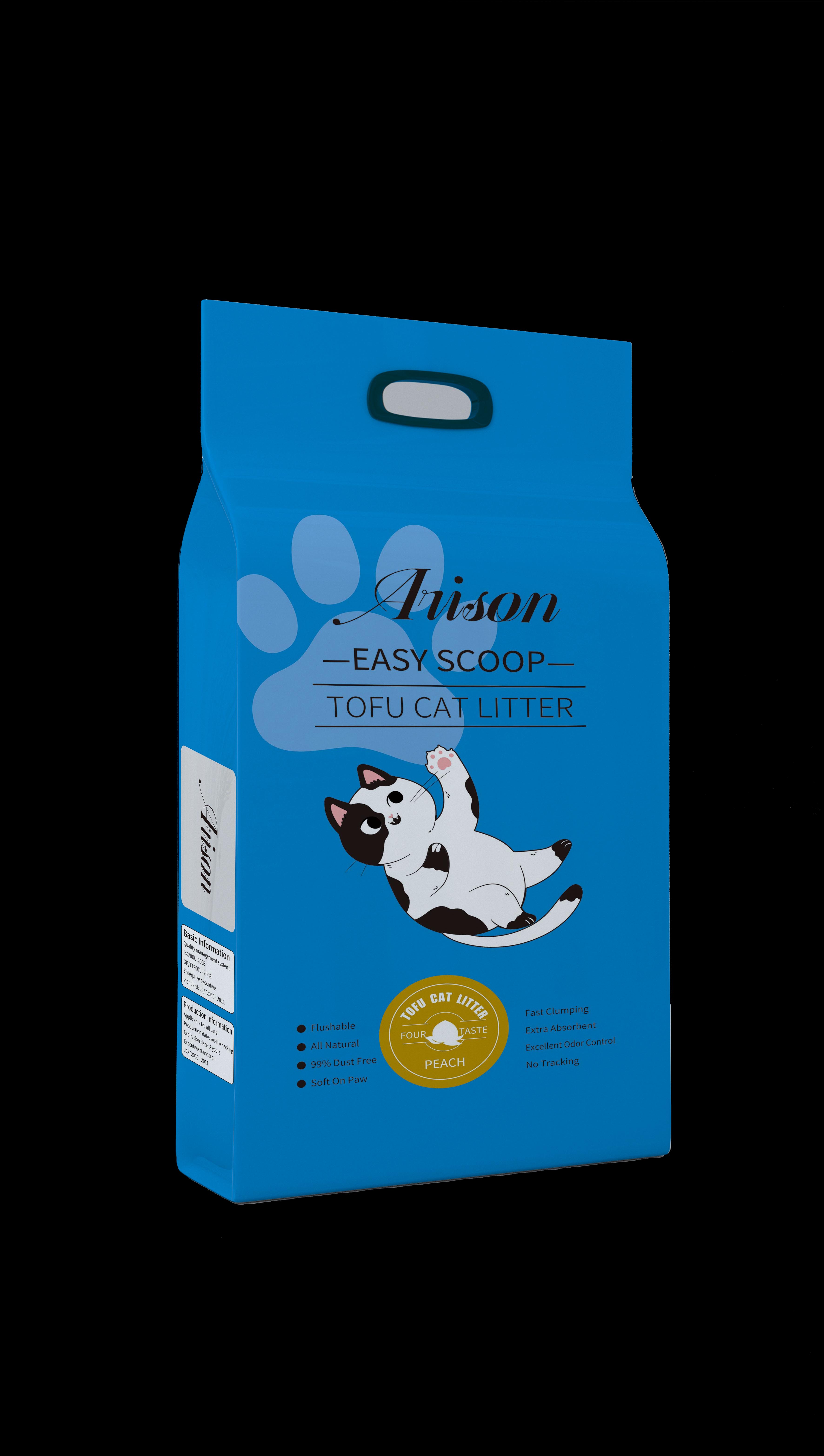 Tofu cat litter